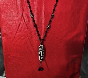 Tibetan Dzi Bead Necklace